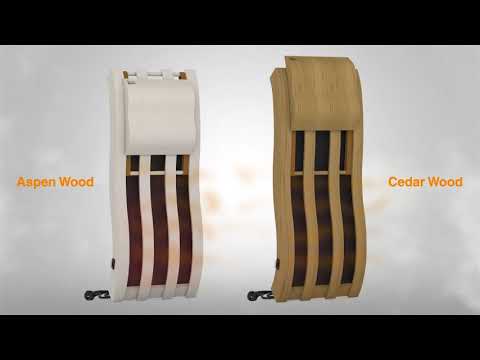 SAWO INFRARDEČI NASLONJALNIK, TREPLIKA (ASPEN)