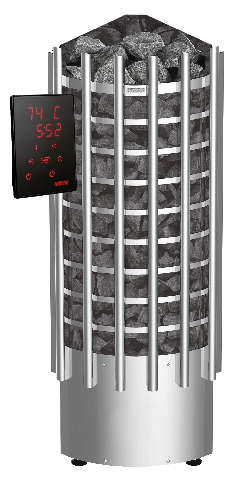ELEKTRIČNI SAVNI GRELEC HARVIA GLOW CORNER TRC70XE, 6,8 kW, Z NADZORNO ENOTO