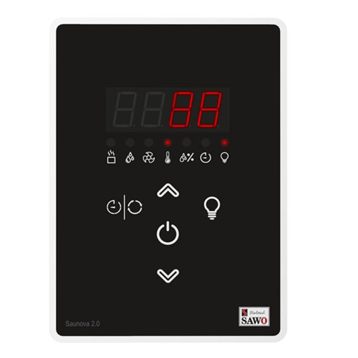 ELEKTRIČNI GRELEC ZA SAVNE SAWO NORDEX PLUS NRX-90Ni2-Z, 9,0 kW, Z NADZORNO ENOTO